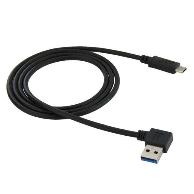 Essential Cable for Daily Device Connections and Charging — black USB-A to USB-C cable for fast charging and data transfer, ideal for home or travel