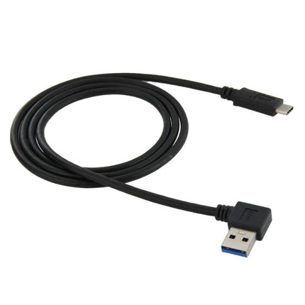 Essential Cable for Daily Device Connections and Charging — black USB-A to USB-C cable for charging and data transfer, ideal for home and travel