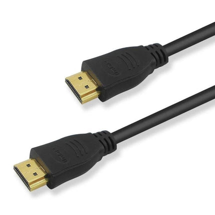 Alt Tag: 50cm Gold Plated HDMI Cable for Device Connections - compact gold-plated HDMI cable for TVs, gaming consoles, tidy home entertainment setups