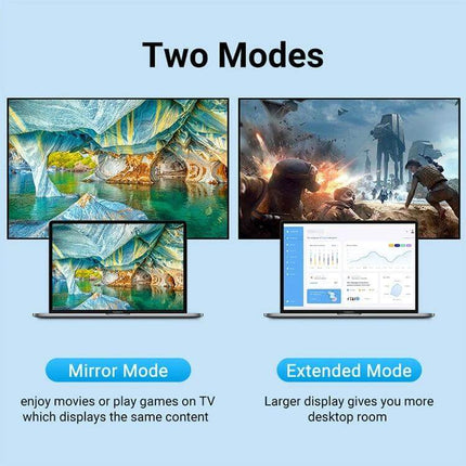 50cm Gold Plated HDMI Cable for Device Connections connecting laptop to TV in mirror and extended modes for gaming and productivity