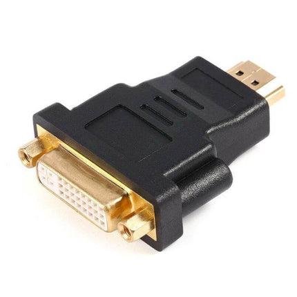 Gold Plated HDMI to DVI Adapter for Video Device Connections with 24k gold-plated contacts for clear video between HDMI and DVI devices