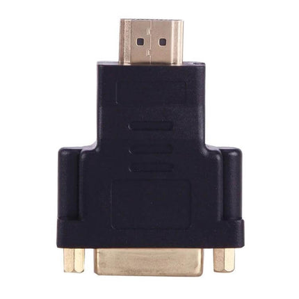 Gold Plated HDMI to DVI Adapter for Video Device Connections black adapter with 24k gold-plated contacts for clear video transmission