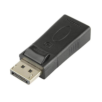 DisplayPort Male to HDMI Female Adapter for Display Connections - black compact converter for PC to HDTV