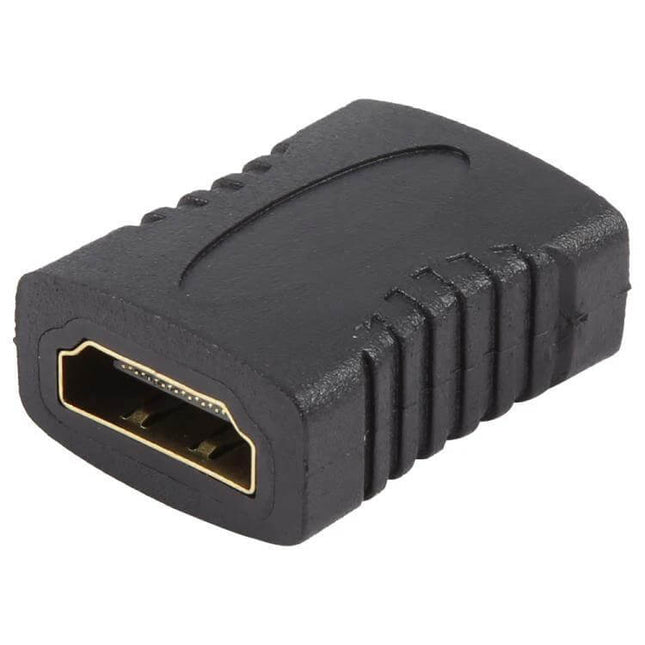 Mini HDMI Female to Female Adapter with Gold Plated Contacts for Cable Extension, black coupler for extending mini HDMI cables