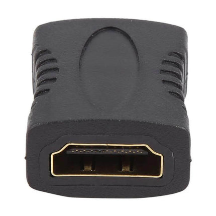 Mini HDMI Female to Female Adapter with Gold Plated Contacts for Cable Extension - black coupler for joining two mini HDMI cables