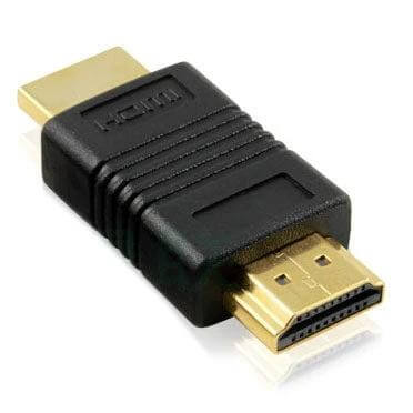 Gold Plated HDMI Male to Male Adapter for HD TV and Consoles - gold-plated HDMI connector for Xbox 360 PS3 and home entertainment systems
