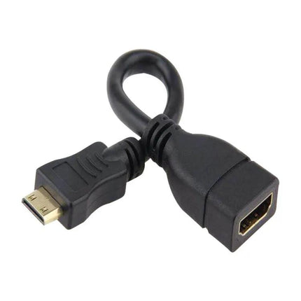 Short 16cm Gold Plated Mini HDMI to HDMI Adapter Cable