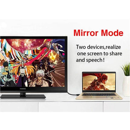1.8 Meter Gold-Plated HDMI Cable for Device Connections connecting laptop to TV in mirror mode for HD audio and video