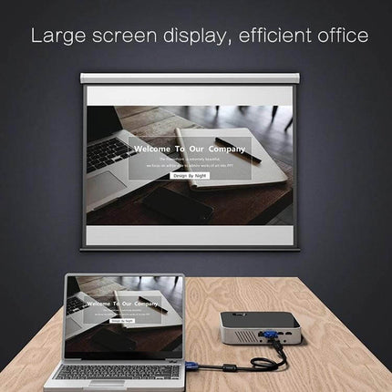 1.5 Meter VGA Extension Cable for Monitors and Projectors connecting laptop to projector and monitor for office presentations