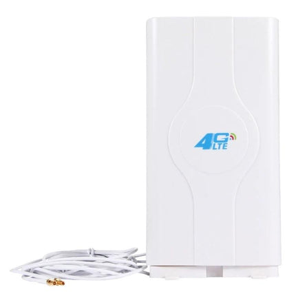 Indoor 4G LTE MIMO Antenna for Enhanced Signal Strength - white indoor 4G LTE MIMO antenna with connector cables for improved reception