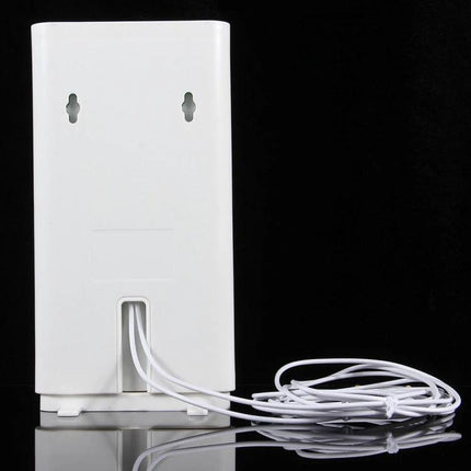 Indoor 4G LTE MIMO Antenna for Enhanced Signal Strength white indoor MIMO antenna unit with cable on reflective surface