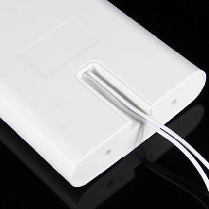 Indoor 4G LTE MIMO Antenna for Enhanced Signal Strength white indoor MIMO antenna module with dual cables on black background
