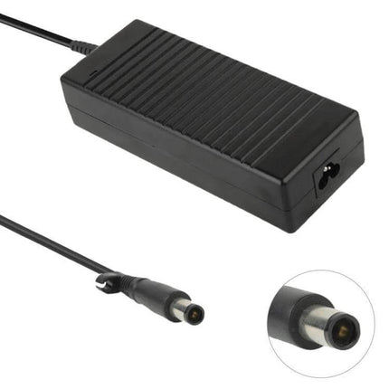 HP AC Power Adapter for Charging HP COMPAQ Notebooks - black replacement charger with barrel connector and international 100-240V input