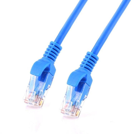 Blue Cat5e Ethernet Cable for Device Networking, 1 Meter - blue 24AWG stranded copper patch cable with RJ45 connectors for home office networking