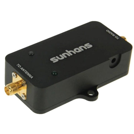 Sunhans 2.4GHz WiFi Signal Booster for Home Networks compact black amplifier with SMA antenna ports