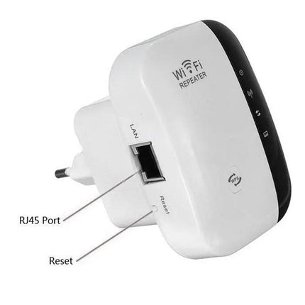 Wireless-N WiFi Repeater for Large Area Coverage with EU Plug