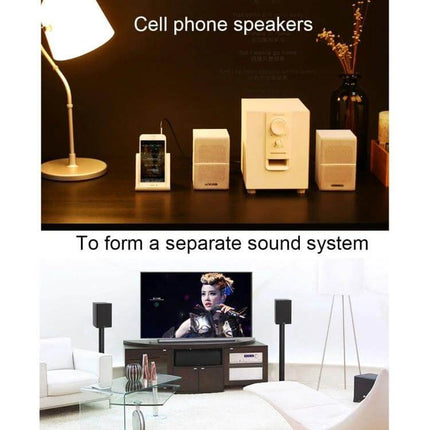 3.5mm Stereo Jack to Dual RCA Audio Cable - 1.5 Meters Long connecting smartphone to home speakers and stereo system
