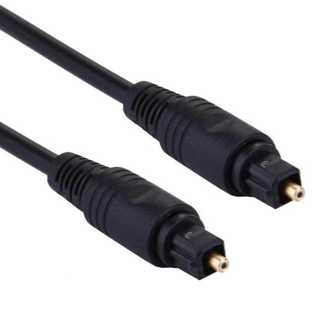 Toslink Digital Optical Audio Cable for Home Theater Connections – 2m male-to-male cable with black Toslink connectors for clear DVD/soundbar/receiver audio