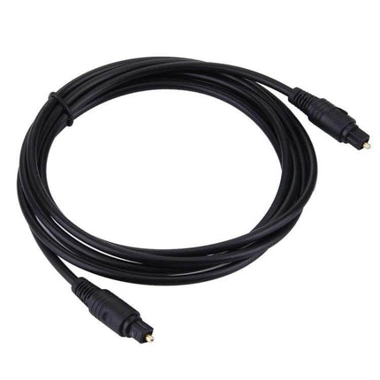 Toslink Digital Optical Audio Cable for Home Theater Connections — 2m male-to-male cable for DVD player, soundbar and receiver