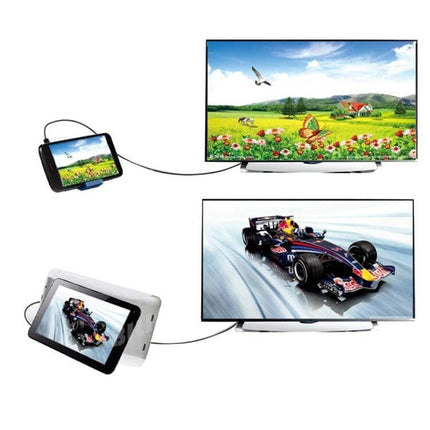 Micro HDMI to HDMI Cable for 1.5 Meter Device Connections connecting tablet and camera to TV for HD video and audio display