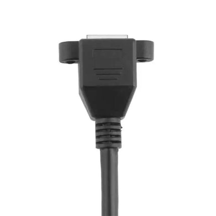 RJ45 Female to Male Network Extension Cable, 1.5 Meters - black female-to-male Ethernet extender for home or office connections