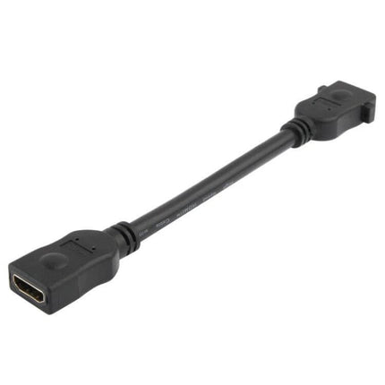 Compact 18cm HDMI Female to Female Extension Cable for Devices — compact 18cm female-to-female HDMI extender for tight spaces and linking two HDMI cables