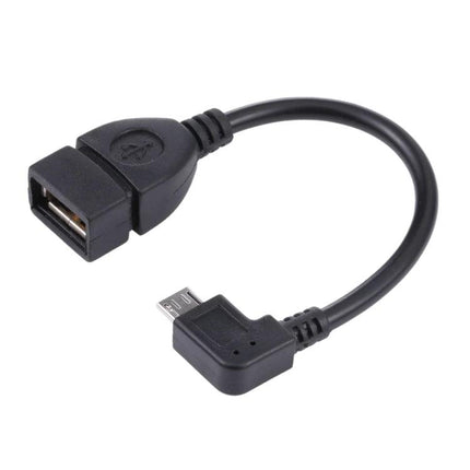 USB Adapter Cable for Everyday Mobile Device Connections - black Micro USB male to USB 2.0 AF OTG adapter cable for charging and file transfer
