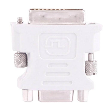 DVI-I to VGA Video Adapter for Computer Monitors and Projectors - white DVI-I to VGA adapter for connecting computers to monitors and projectors