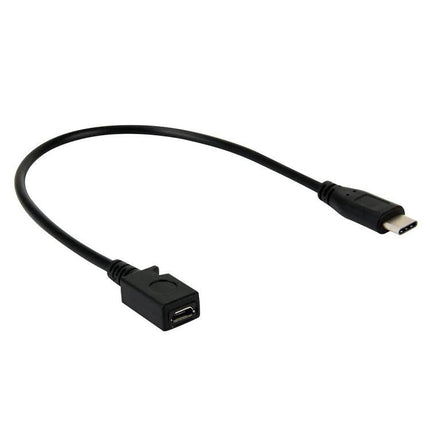 Compact USB-C to Micro USB Adapter for Daily Device Connections - lightweight USB 3.0 Type-C male to Micro USB female cable adapter