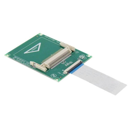Compact CF Card Adapter for 1.8-Inch CE ZIF PATA Devices green PCB adapter with ZIF connector and ribbon cable