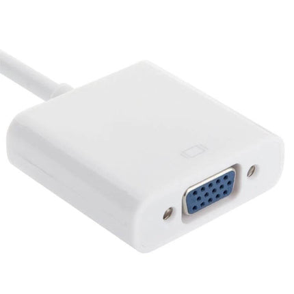 External USB 3.0 to VGA Video Adapter for Dual Display Setups - white USB-to-VGA adapter for extending or mirroring screens