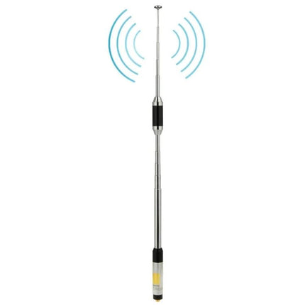 Telescopic Dual Band Antenna for Handheld Walkie Talkies, 93cm - Extendable SMA-F VHF/UHF antenna for outdoor communication
