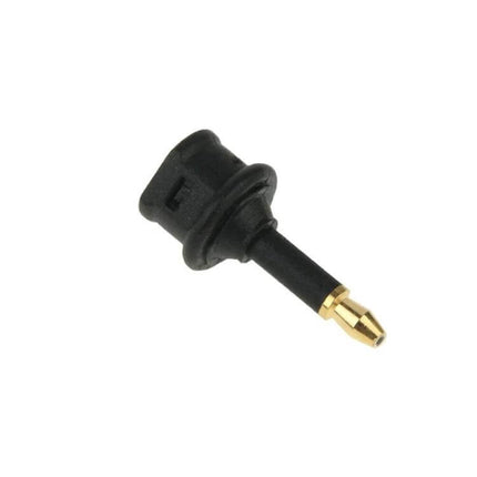 Gold Plated 90-Degree Optical Fiber Adapter for Digital Audio – right-angle gold-plated connector for tight AV spaces and reduced cable strain