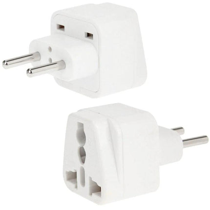 EU Plug Adapter for UK and US Devices, Travel Converter white compact travel plug adapter for UK and US devices to European outlets