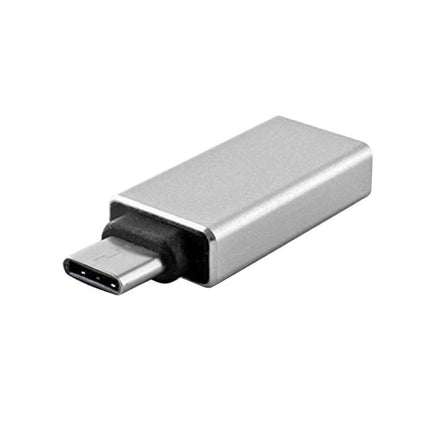 Compact USB-C Adapter for Daily Device Charging Needs in silver, small travel charger for smartphones and tablets