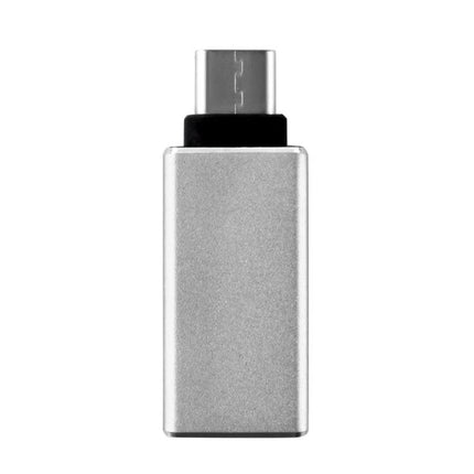 Compact USB-C Adapter for Daily Device Charging Needs shown as a small silver Type-C charging and data adapter for travel and commutes