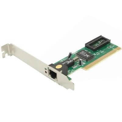 Versatile PCI Ethernet Network Adapter for Windows PC Connections - 10/100Mbps PCI card with RJ45 port for Windows 98SE to Vista desktops