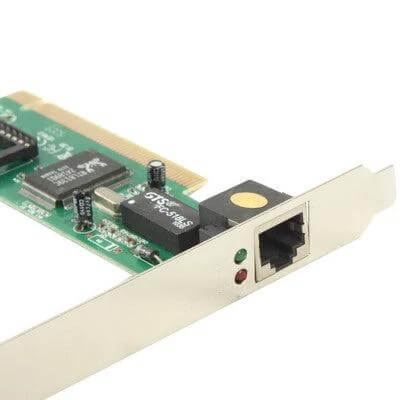 Versatile PCI Ethernet Network Adapter for Windows PC Connections - PCI 10/100Mbps NIC with RJ45 port for Windows 98SE to Vista desktops