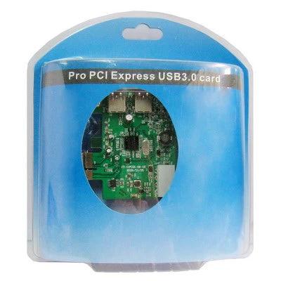 Add Two USB 3.0 Ports via PCI Express Adapter Card - packaged PCIe USB 3.0 adapter card for desktops, adds two external USB 3.0 ports (up to 5 Gbps)