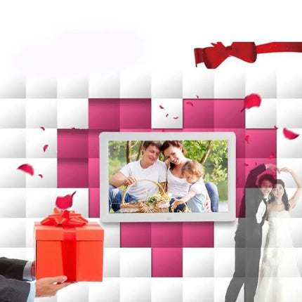 Large 12-Inch Digital Photo Frame for Displaying Photos and Media Playback