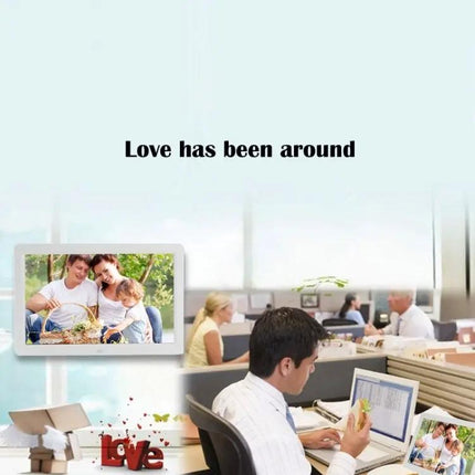 Large 12-Inch Digital Photo Frame for Displaying Photos and Media Playback