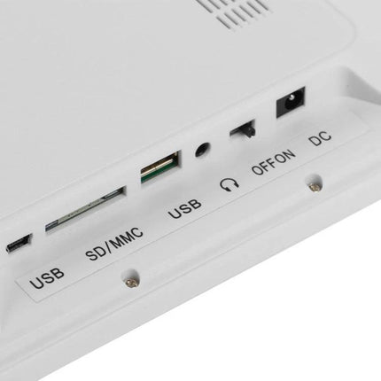 13-Inch Digital Photo Frame for Displaying Photos and Videos with USB SD/MMC ports headphone jack and DC power