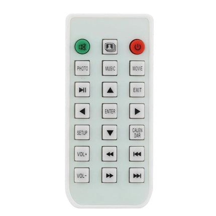 10.1 Inch Digital Photo Frame for Photo Slideshows and Video Playback remote control with photo, music, movie buttons and navigation keys