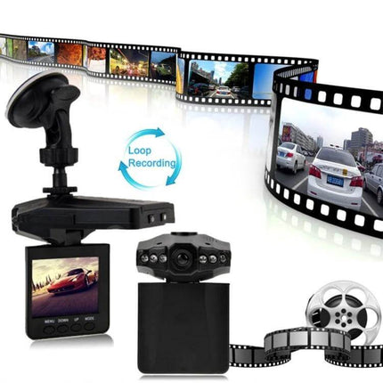 Handheld 2.5-Inch Screen Video Recorder for Everyday Use compact dashcam with suction mount for loop recording and portable on-the-go video capture