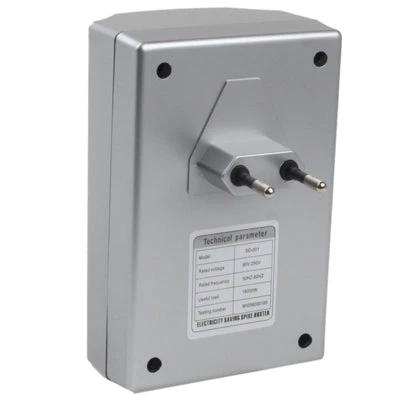 Intelligent Digital Energy Saving Device for Home Use silver plug-in voltage stabilizer for reducing household electricity consumption and protecting appliances