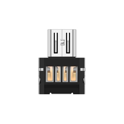 Compact Adapter for Reading USB Drives on Your Smartphone - close-up micro USB adapter showing USB pins