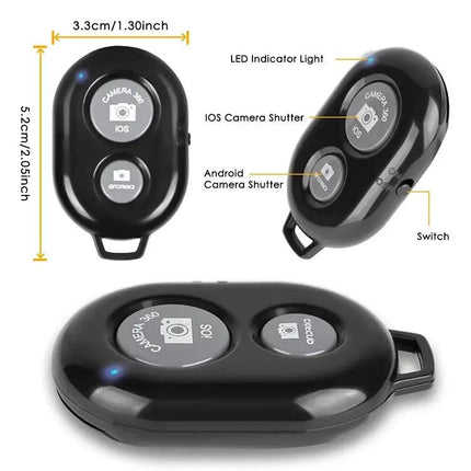 Universal Bluetooth Remote Shutter for Smartphone Cameras
