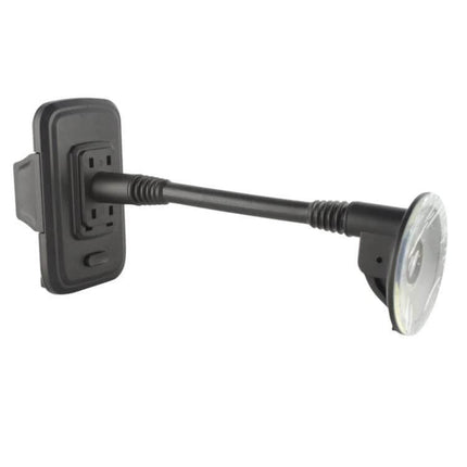 Phone Holder for 4.5-6.3 Inch Phones, Flexible Angle Mount — black gooseneck car suction cup phone holder for navigation and hands-free use