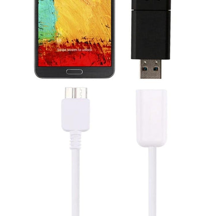 Compact USB Adapter for Everyday Phone Data Transfers connecting phone to USB drive and card reader for on-the-go file transfer