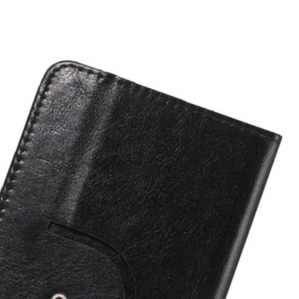 Protective Case For Galaxy Note 5.3–5.5 Inch With Card Slots, Everyday Carry Protection black leather folio with card slots and flip stand